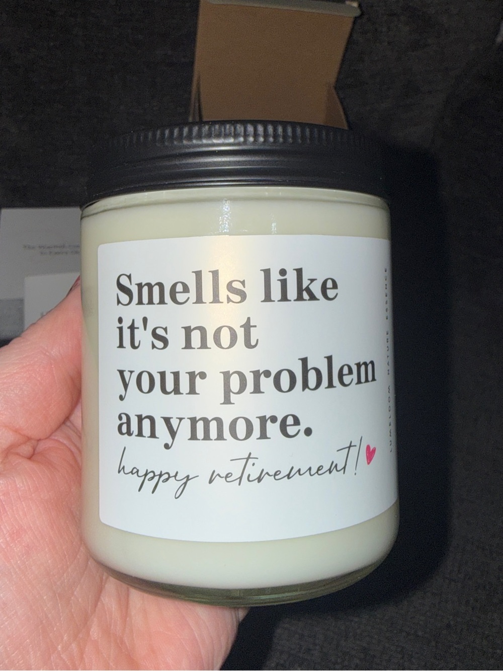 Lumeloom 9oz soy wax candle
